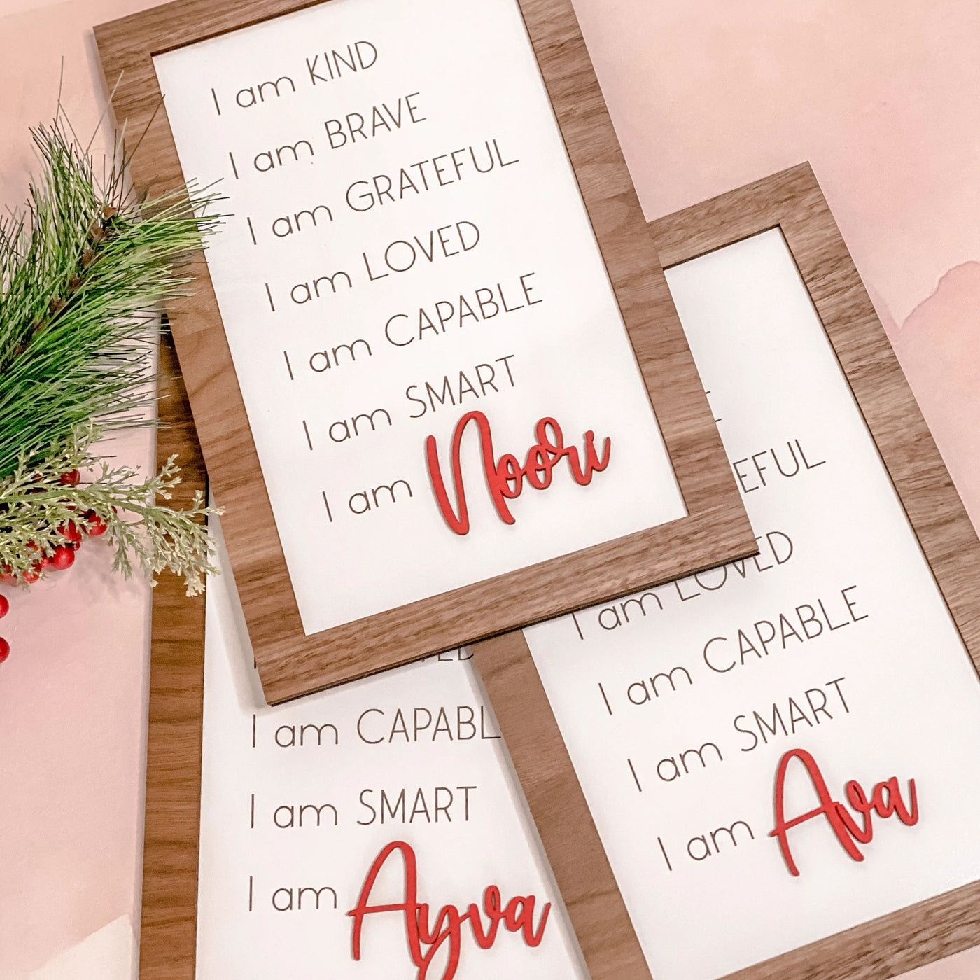 Affirmation Name Frame
