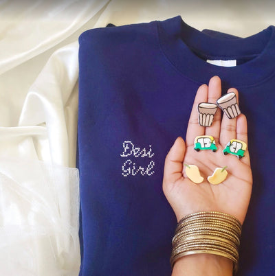 Desi Girl Crewneck/Sweatshirt (100% of Proceeds Donated)
