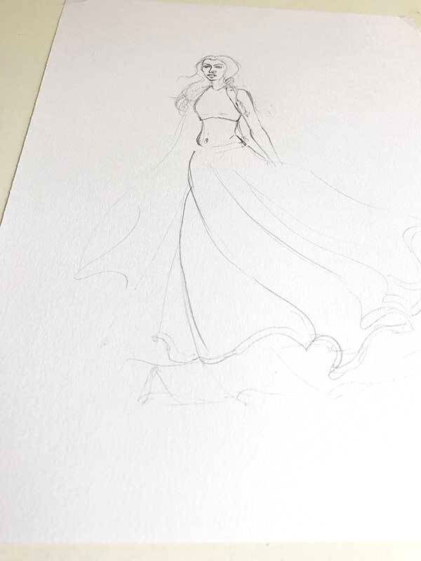Set me free - Fashion illustration