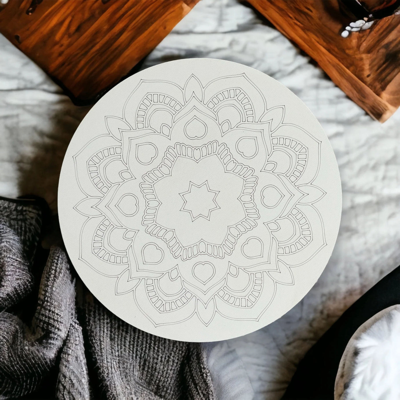 Mandala Round, DIY Blank