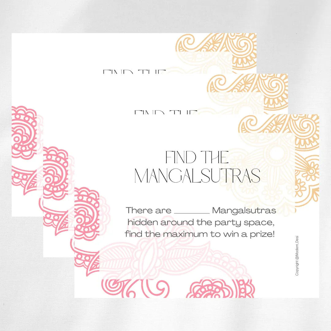 Find the Mangalsutras Party Game