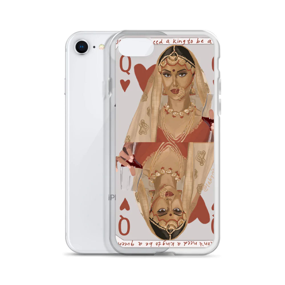 Queen of Hearts Phone case by Labyrinthave