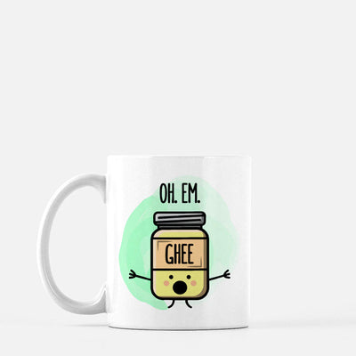 Oh Em Ghee  Mug by The Cute Pista