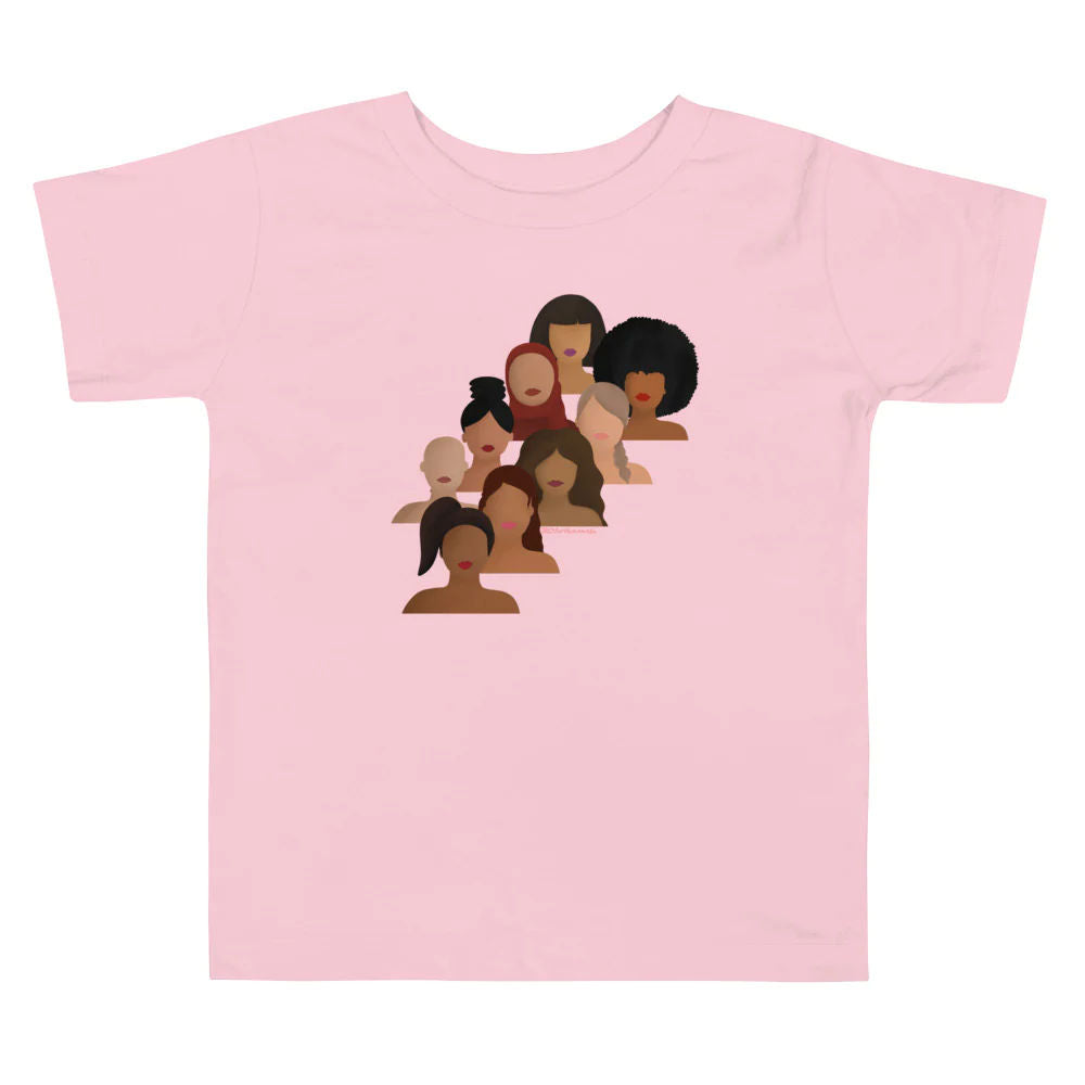 Toddler Diverse Women Empowerment T-shirt