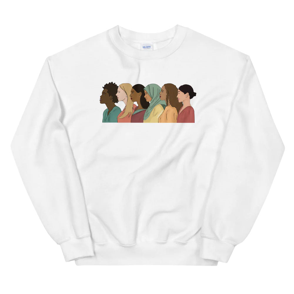 Side View Women Empowerment Sweatshirt