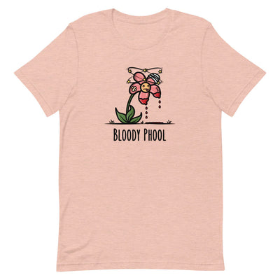 Bloody Phool Adult T-shirt by The Cute Pista 
