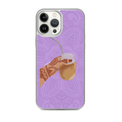 Iced Coffee Mendhi Hands Phone Case: iPhone