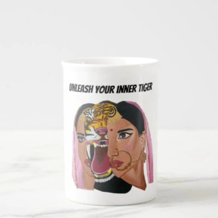 Unleash your inner tiger mug By Labyrinthave