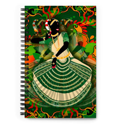 Bharathanatyam - Spiral notebook