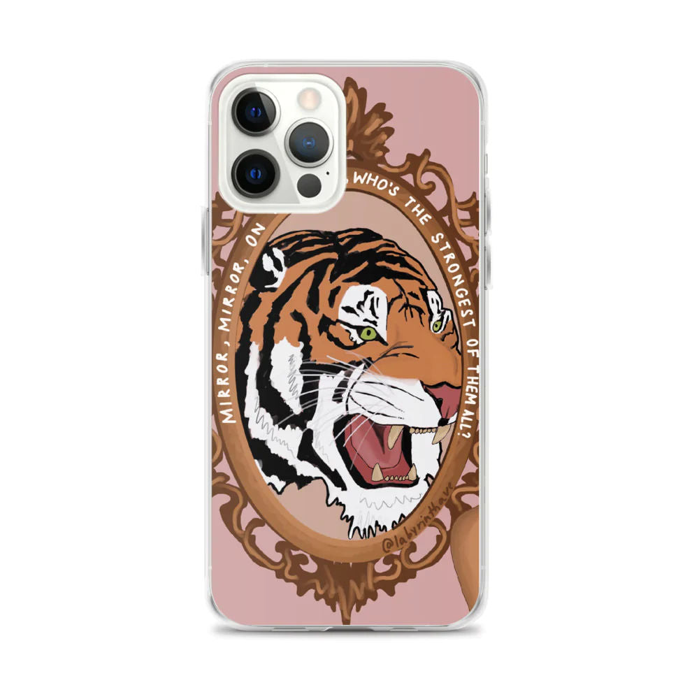 "Mirror, Mirror, On The Wall, Who's The Strongest of Them All?" iPhone Case