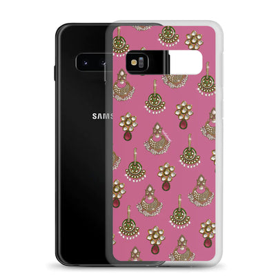 Desi Earrings Pink Phone Case: Samsung