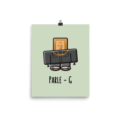 Parle-G Matte Print by The Cute Pista 