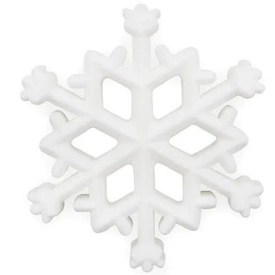 White Snowflake Holiday Teether