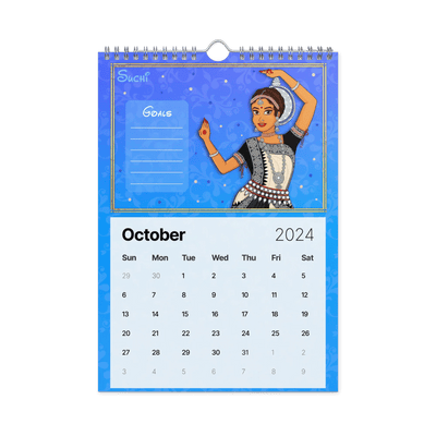 Desi Royalty - Wall calendar (2024)