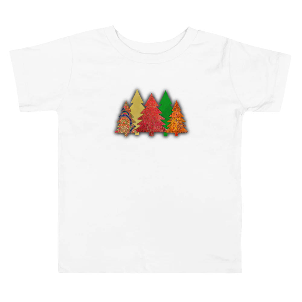 Toddler Christmas Fabric T-shirt