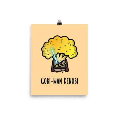 Gobi Wan Kenobi Matte Print by The Cute Pista