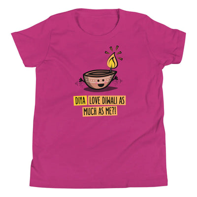 Diya Love Diwali Youth Tee by The Cute Pista