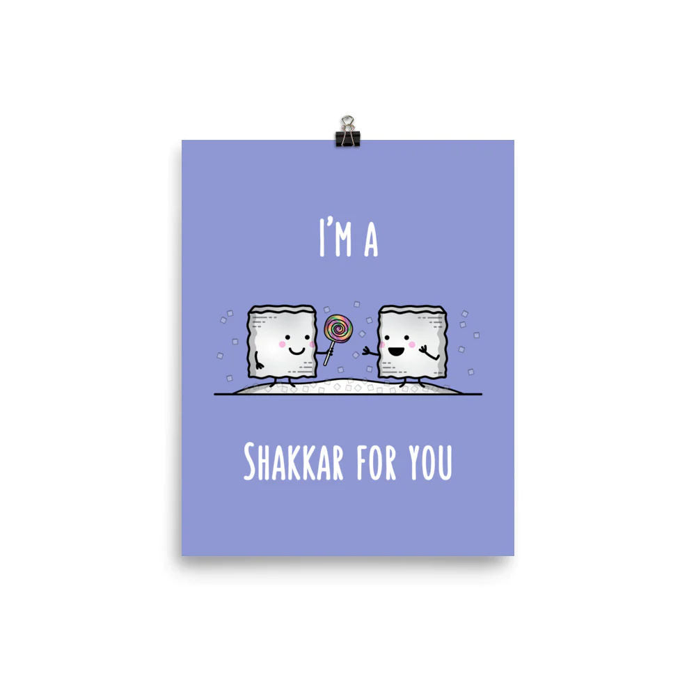 Shakkar Matte Print by The Cute Pista 
