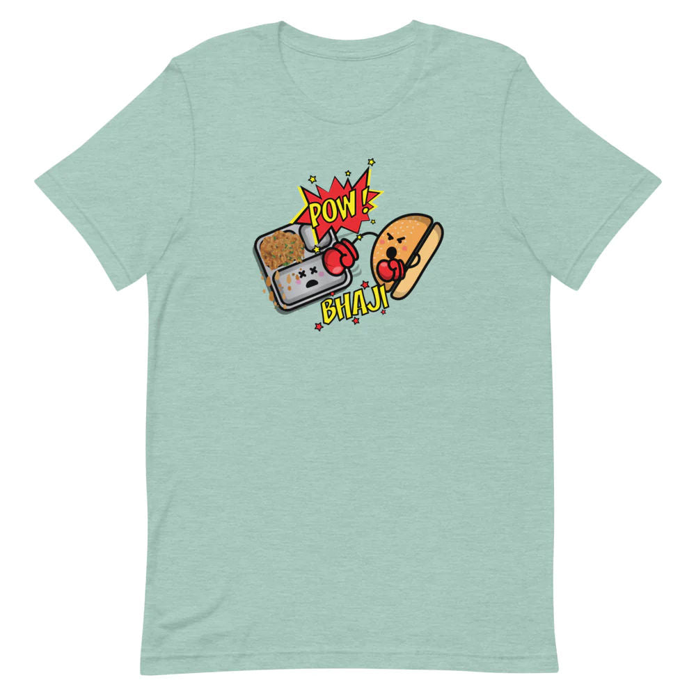 Pow Bhaji Adult T-shirt by The Cute Pista 