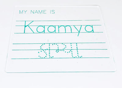 Dry Erase Bilingual Name Tracing Board