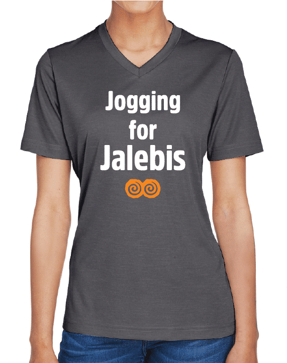 Jogging for Jalebis V-Neck