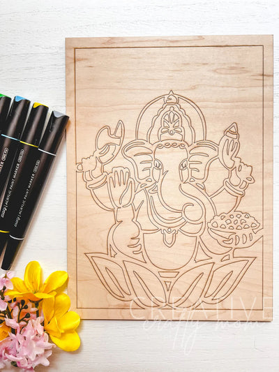 Ganesha Paint Frame - DIY