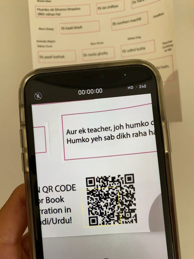 The Unofficial "Brown Bear, Brown Bear" Hindi Sticker Packet (With AUDIO)