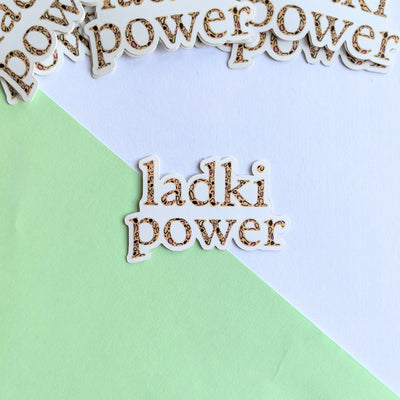 Ladki Power Sticker