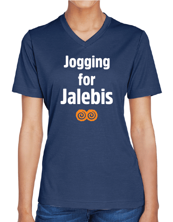Jogging for Jalebis V-Neck