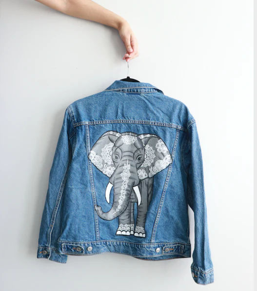 Elephant Denim Jacket