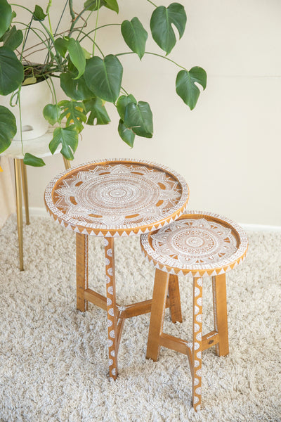 Mandala Nesting Tables