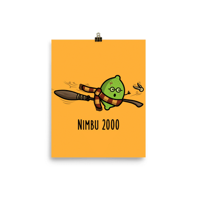 Nimbu 2000 Matte Print by The Cute Pista 