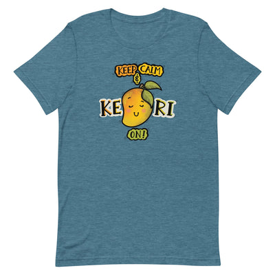 Keep calm and Keri on Adult T-shirt by The Cute Pista 