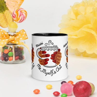 Me, Myself, & Chai - Mug with Color Inside