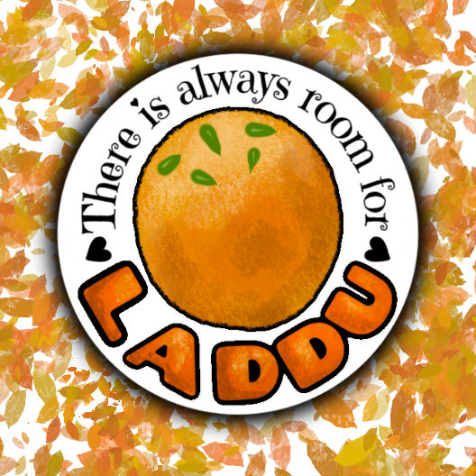 There is always room for Laddu Sticker