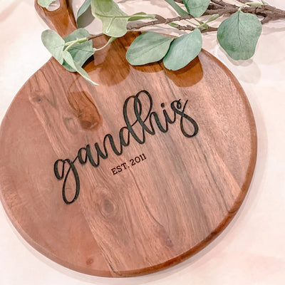 Round Charcuterie by Bhaasha Basics 