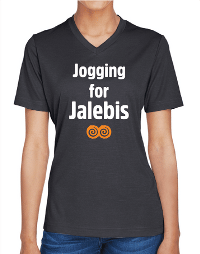 Jogging for Jalebis V-Neck