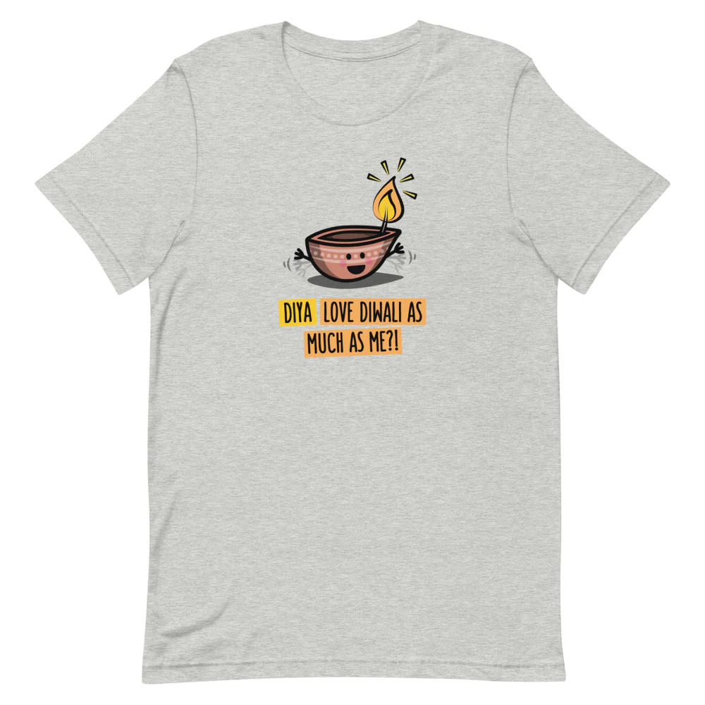 Diya love Diwali - Adult T-Shirt