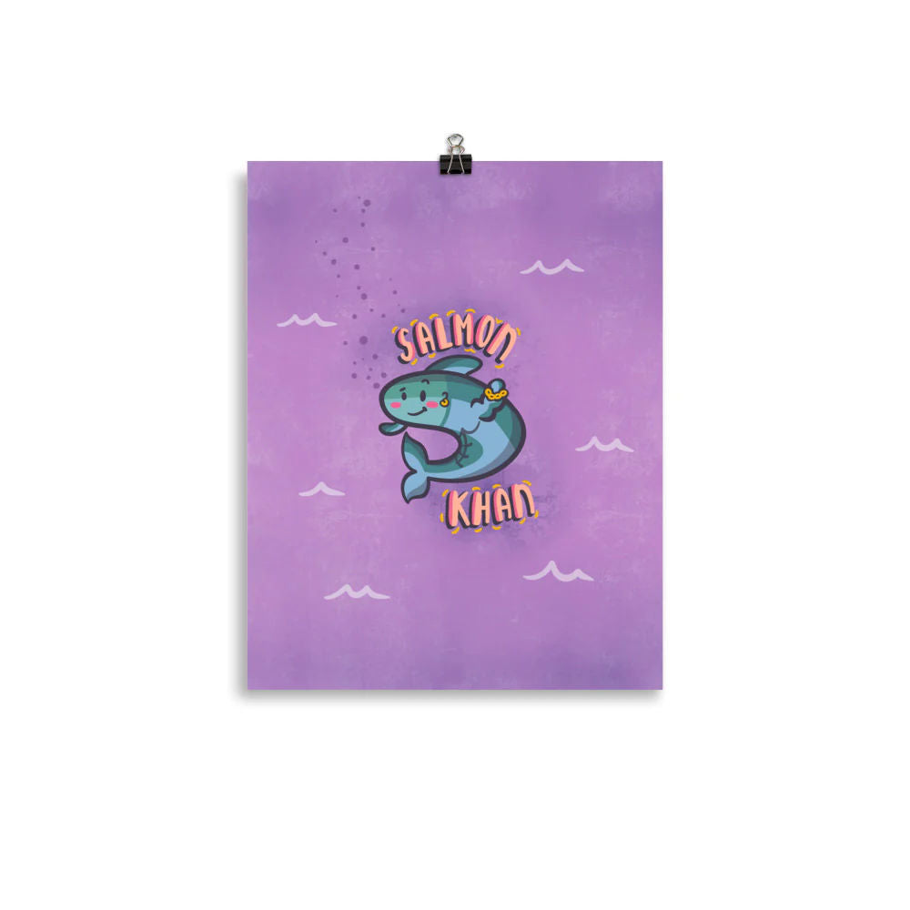 Salmon Khan Art Print by The Cute Pista 