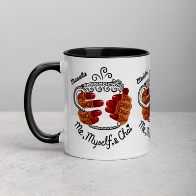 Me, Myself, & Chai - Mug with Color Inside