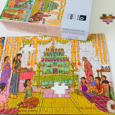 Navratri Jigsaw Puzzle by Aurva