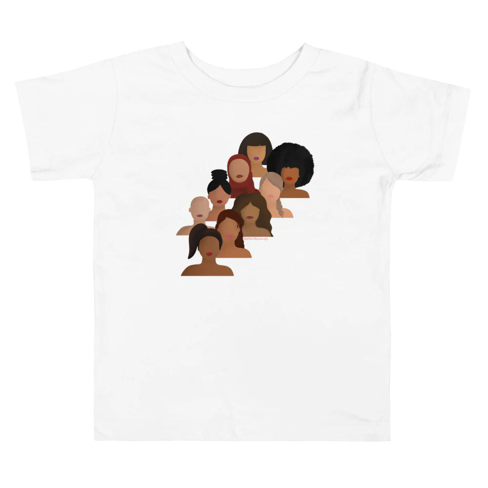 Toddler Diverse Women Empowerment T-shirt