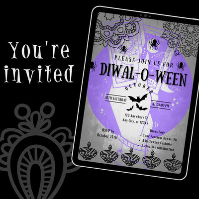 Diwal-O-Ween Party Invite