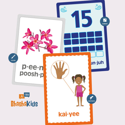 Malayalam Language Flash Cards by Bhasha Kids