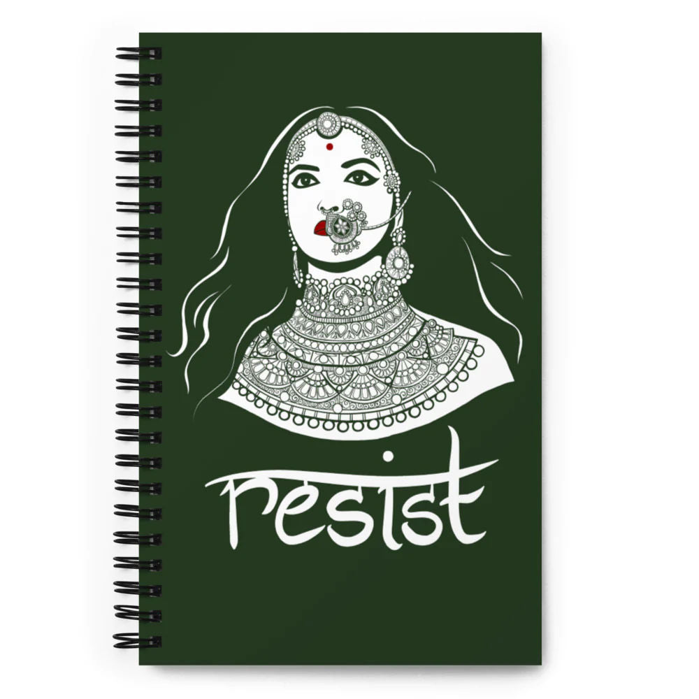 Resist - Spiral notebook