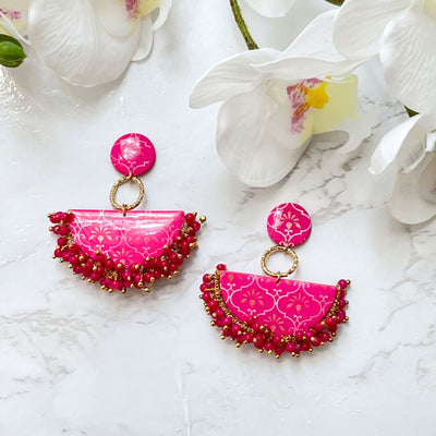 Desi Barbie Earrings by Nayakala Creations