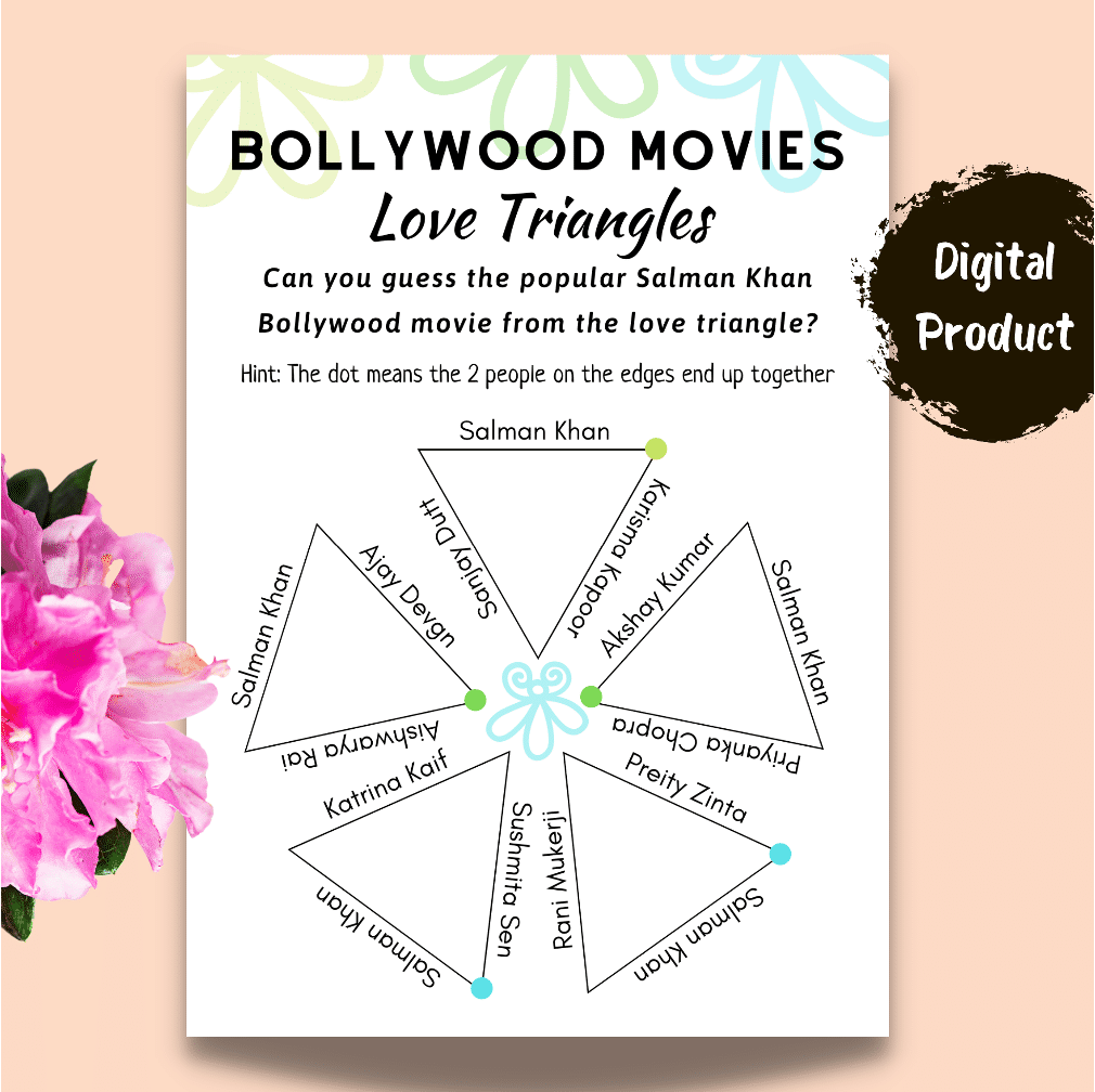 Salman Khan Bollywood Movie Game: Love Triangles