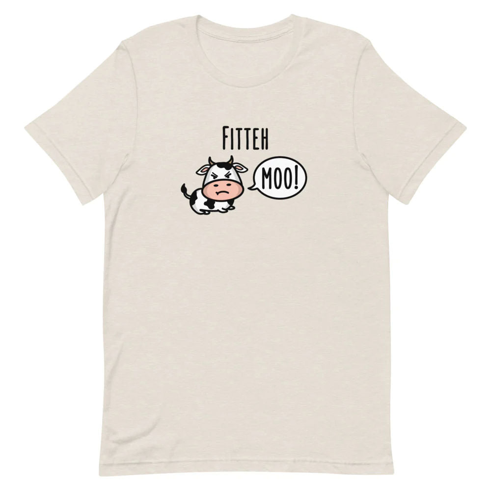 Fitteh Moo Adult T-shirt by The Cute Pista 