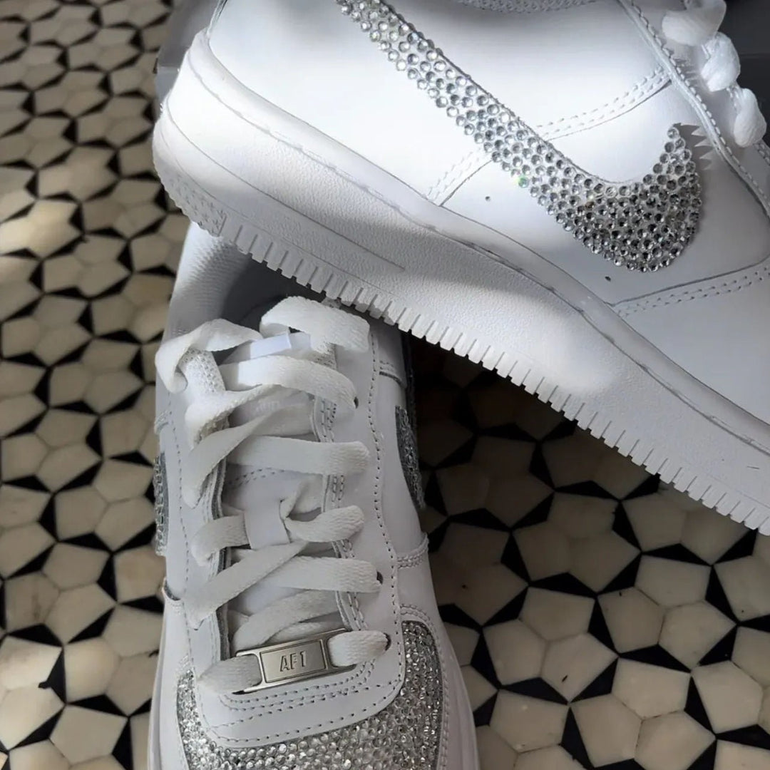 Swarovski Crystal Encrusted Nike AF1 '07 – Modern Desi