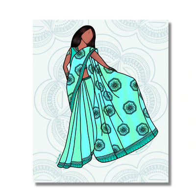 Saree not Sorry Print By MyDecorify